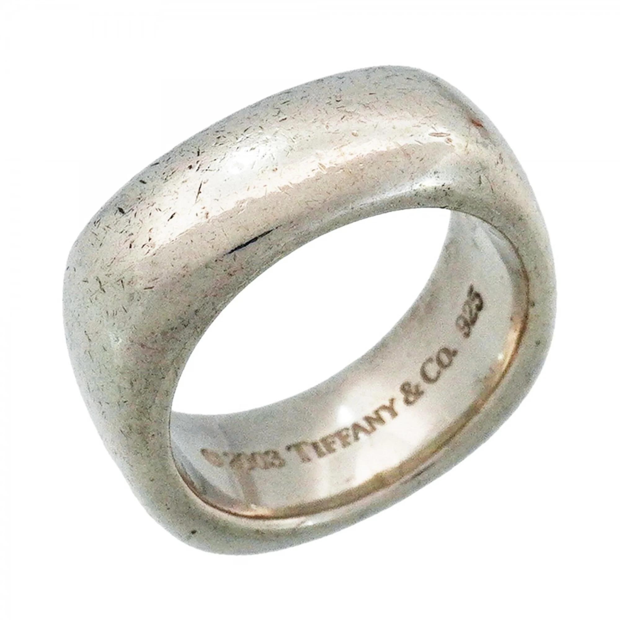Tiffany & Co. Square Ring, Sterling Silver 925, Size 11.5 (Women's)